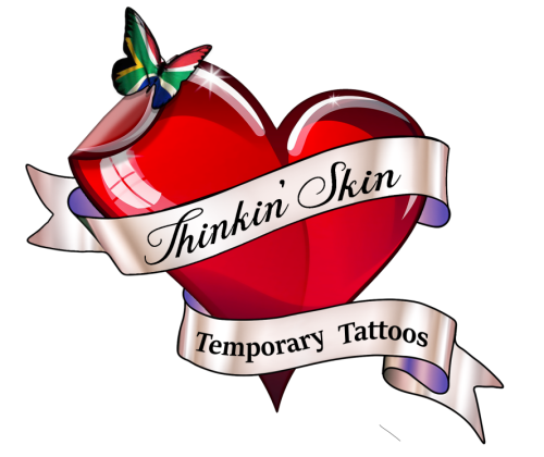 Thinkin' Skin Temporary Tattoos